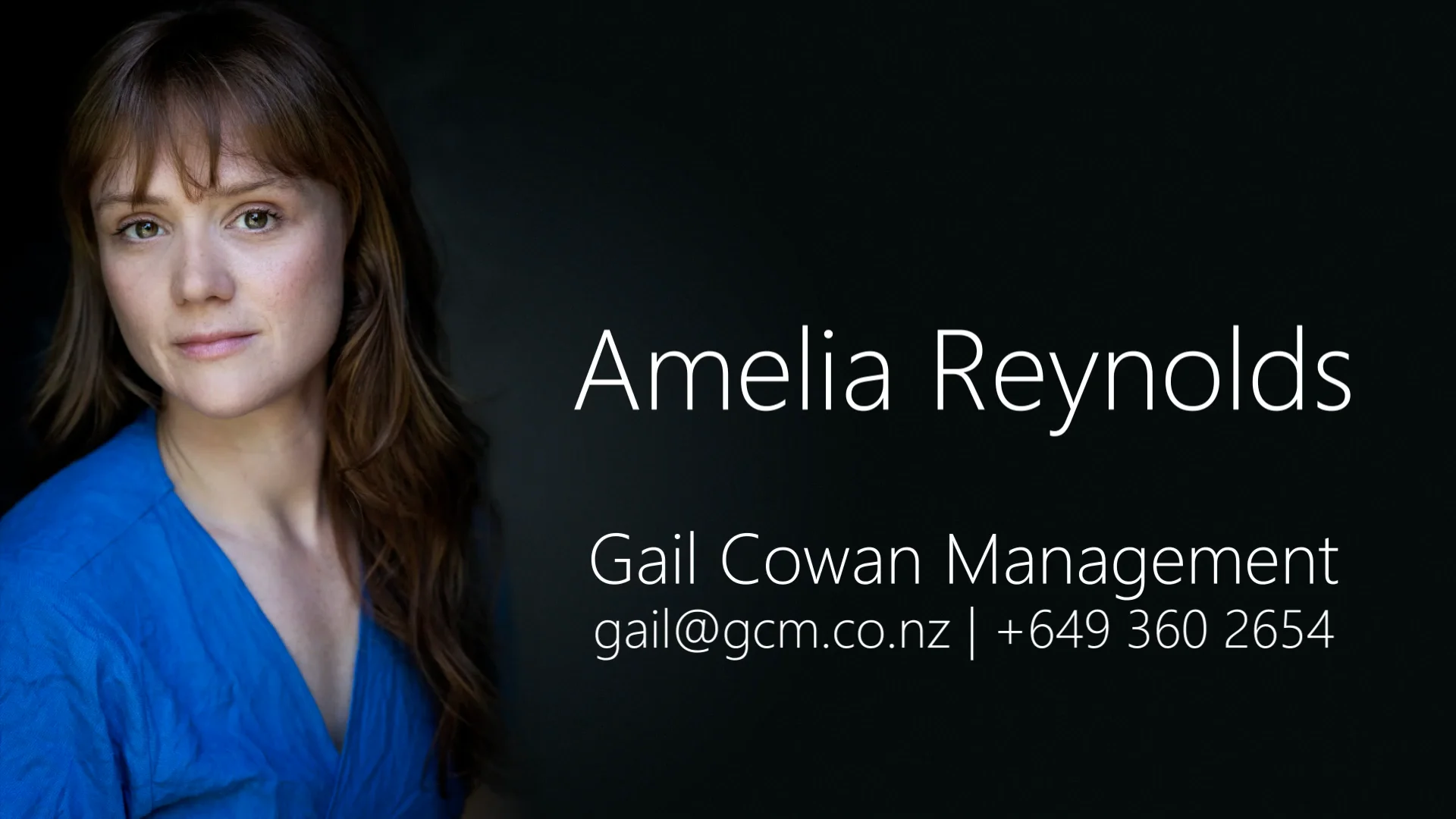 Amelia Reynolds - Showreel Sept 2021 on Vimeo