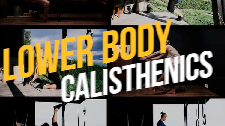 Calisthenics lower body hot sale