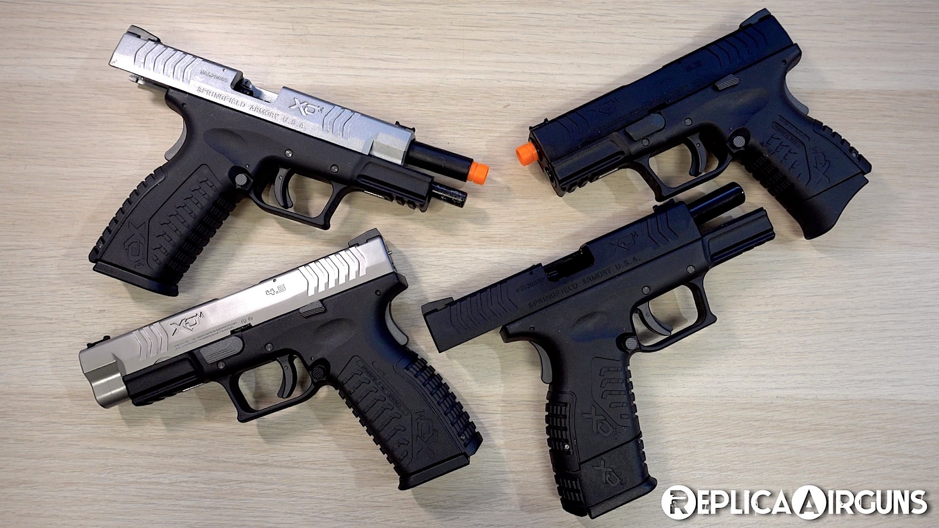 Air Venturi Springfield Armory XDM BB vs Airsoft Pistol Comparison