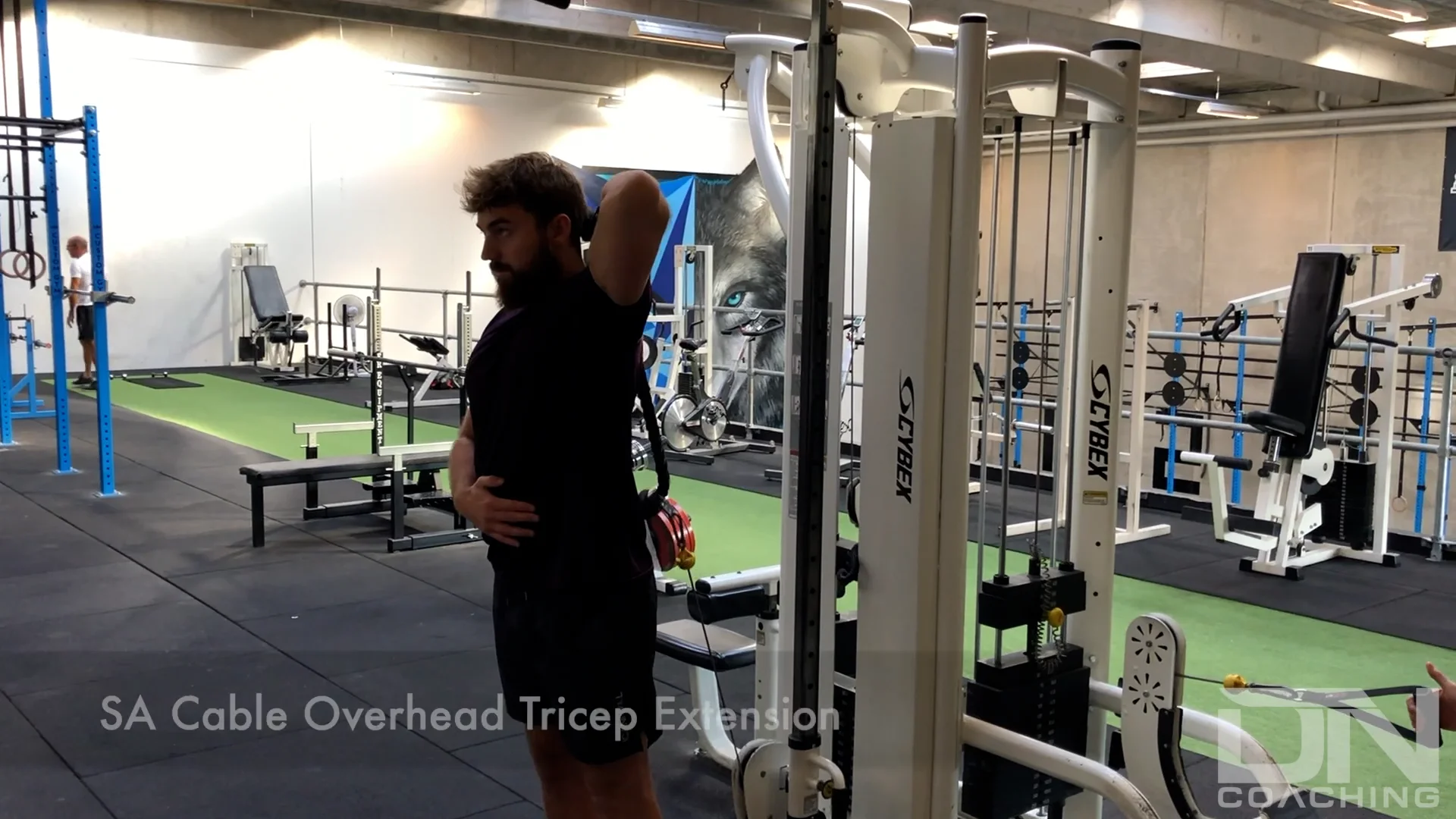 Cable overhead tricep extension hot sale