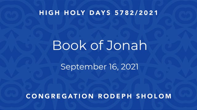Book of Jonah | September 16, 2021