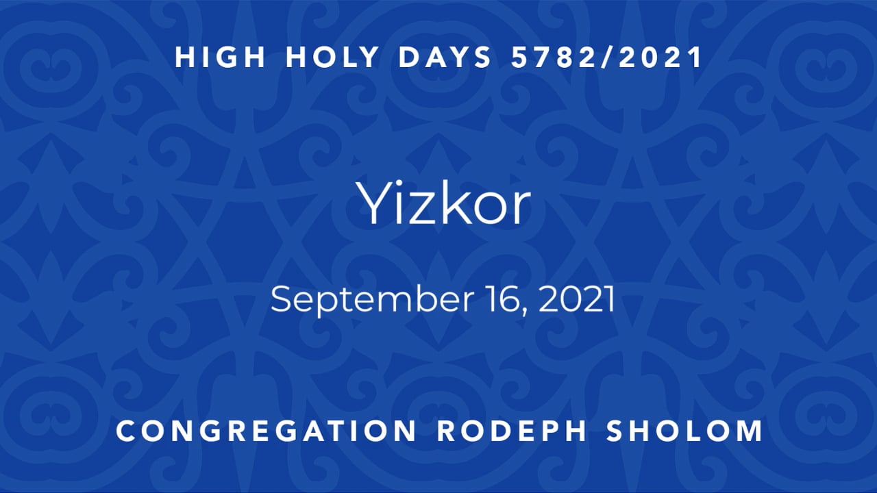 Yizkor 5782