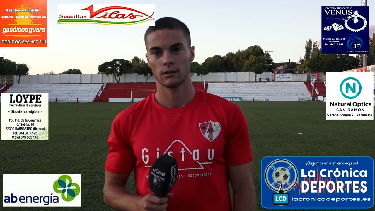 LA PREVIA / UD Barbastro - CD Belchite / LUCAS FUMANAL (Jugador Barbastro) J 3 / 3ª División