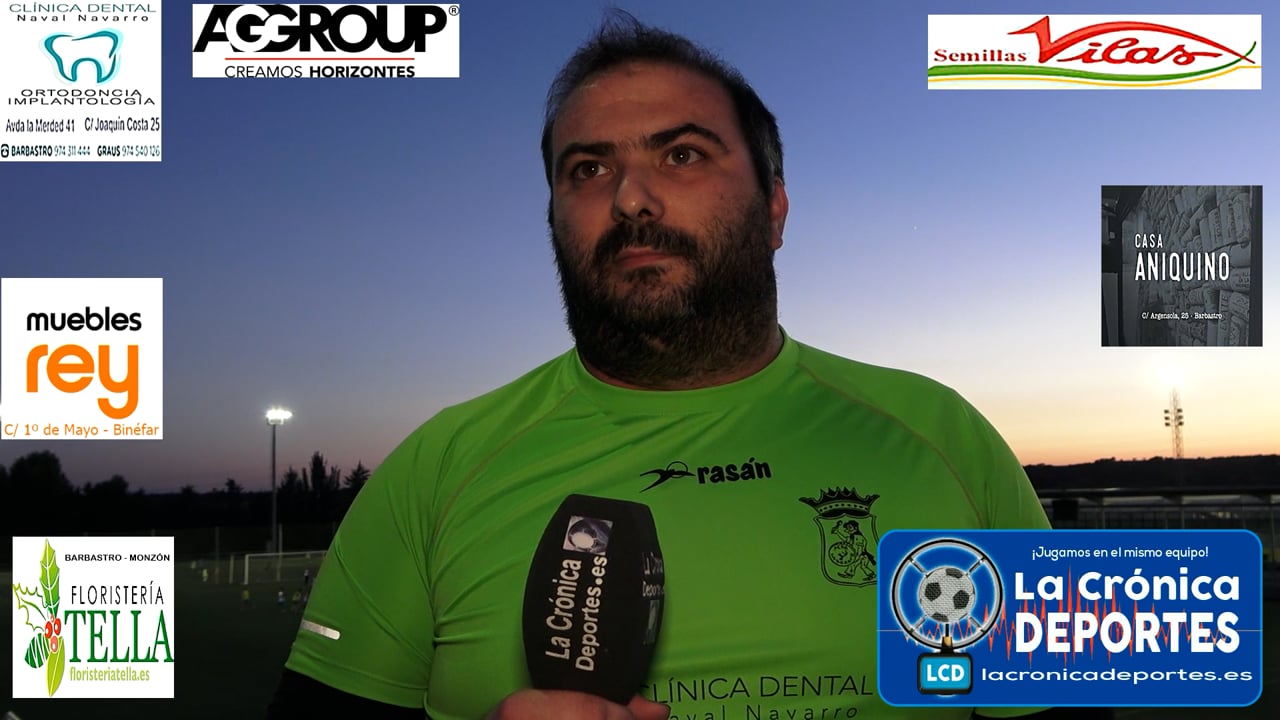 LA PREVIA / CD Sariñena - P. Ferranca Tella / GUILLERMO SOLANO (Jugador Ferranca) J 2 / Preferente - G 1