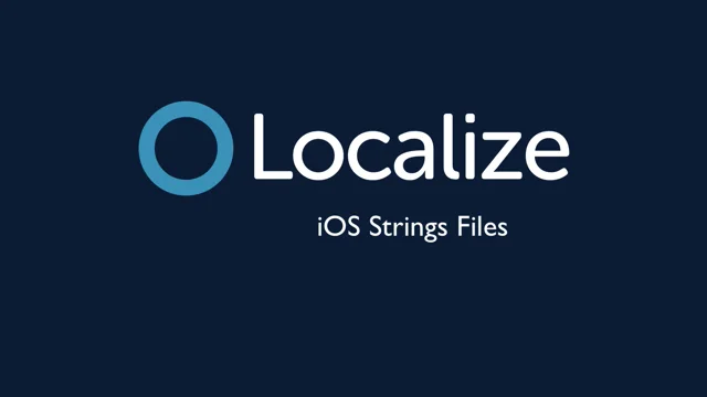 iOS localization: how to localize iOS apps with string examples