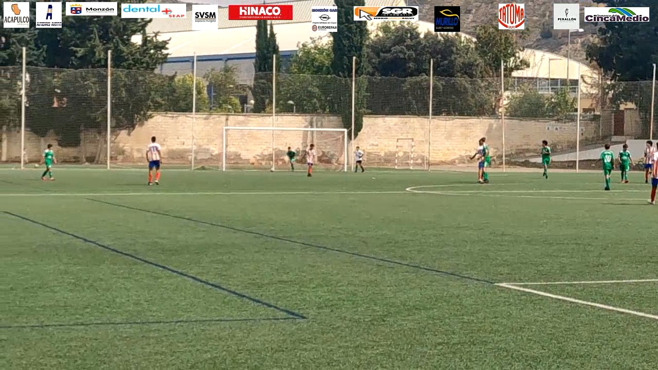 Monzón fútbol base-3-2-St.Casablanca  Div.Honor Infantil G 2 2ª J