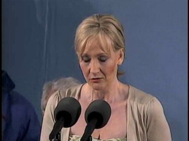 J. K. Rowling speaks at Harvard, The Fringe Benefit of Failure | Videos ...