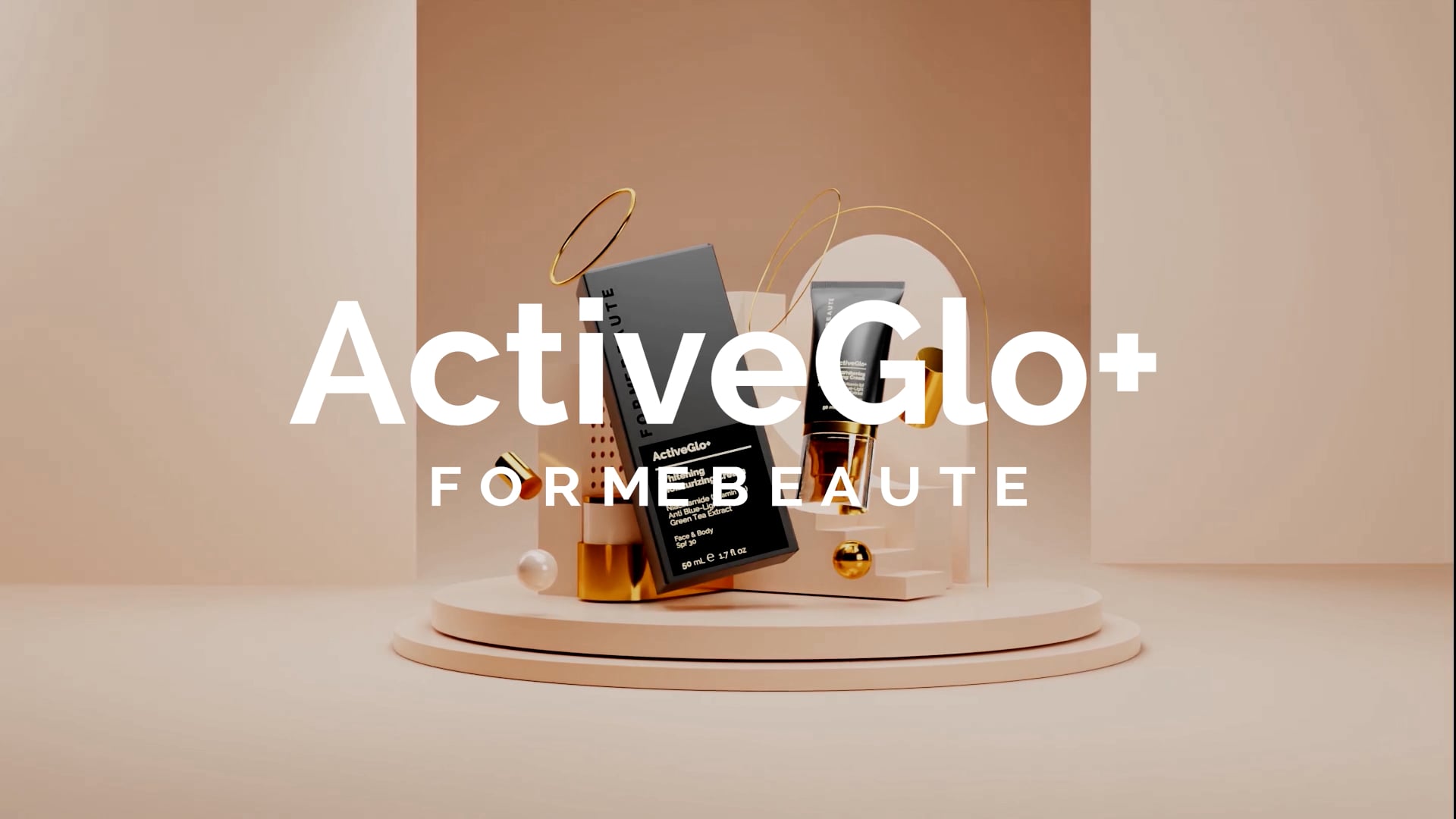 Cosmetic 3D video ActiveGlo+ for FORMEBEAUTE