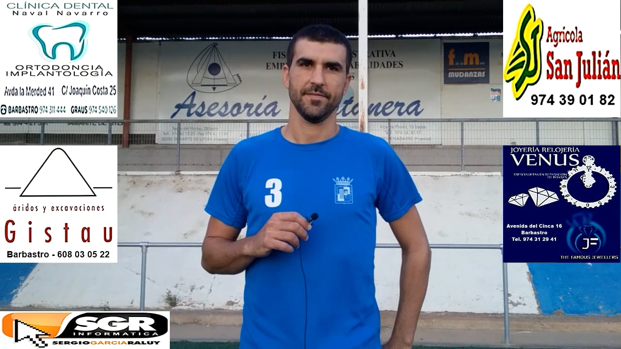 ALBERTO DELGADO (Jugador Tamarite) CDJ Tamarite 2-2 Valdefierro / J 2 / Preferente - G 1
