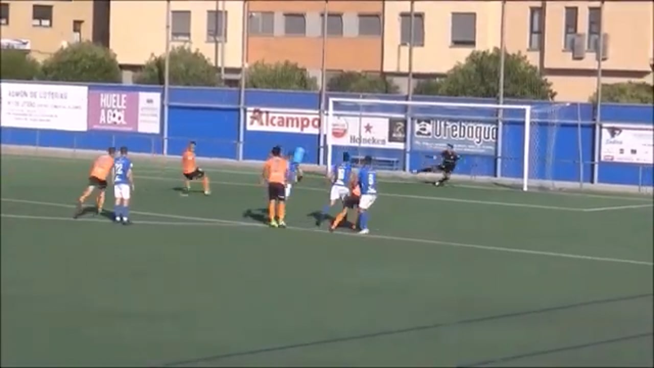 (RESUMEN y GOLES) CF Utebo 2-2 CD Binéfar / J 3 / 3ª División