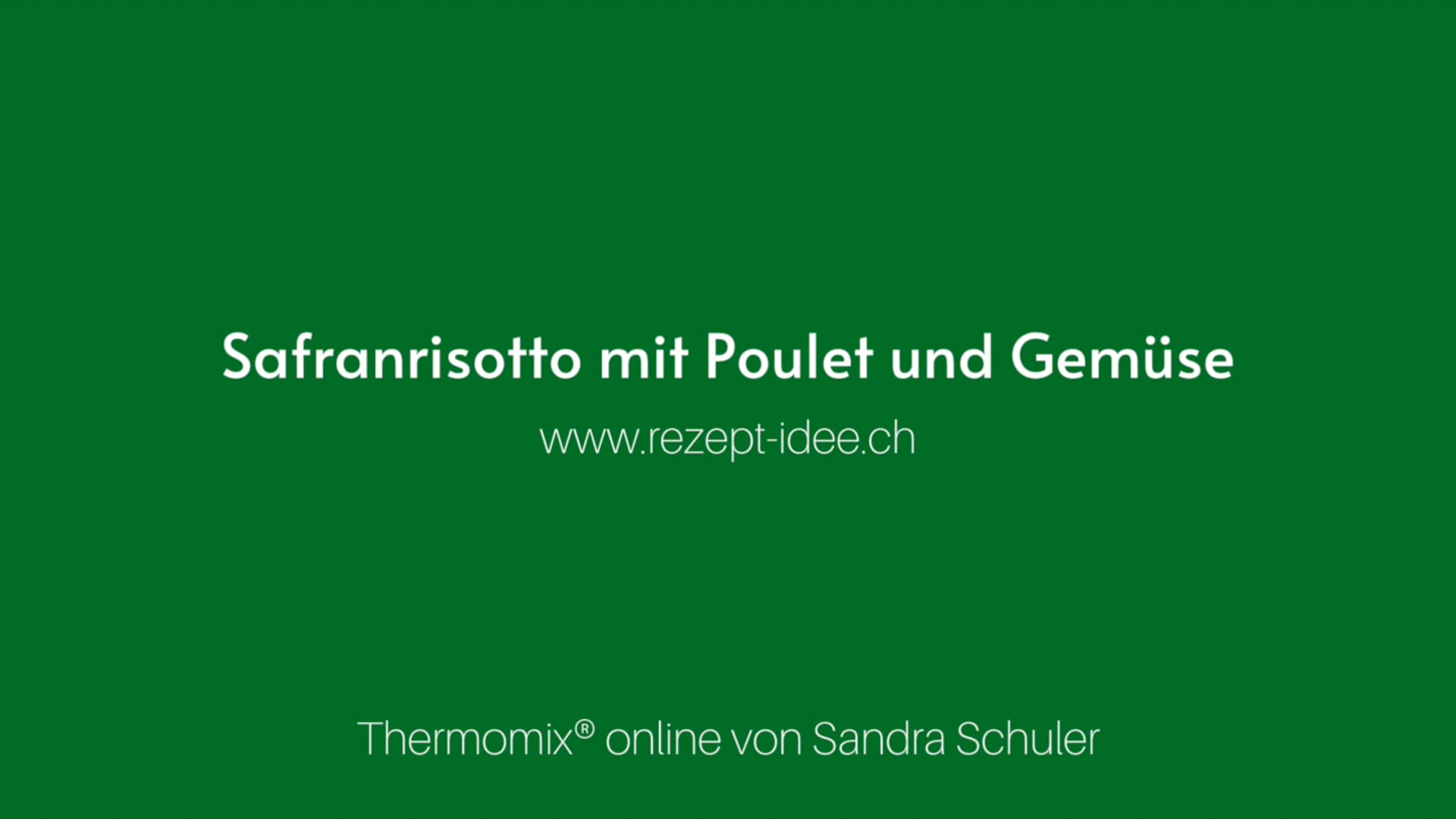 Safranrisotto mit Poulet und Gemüse (all-in-one)