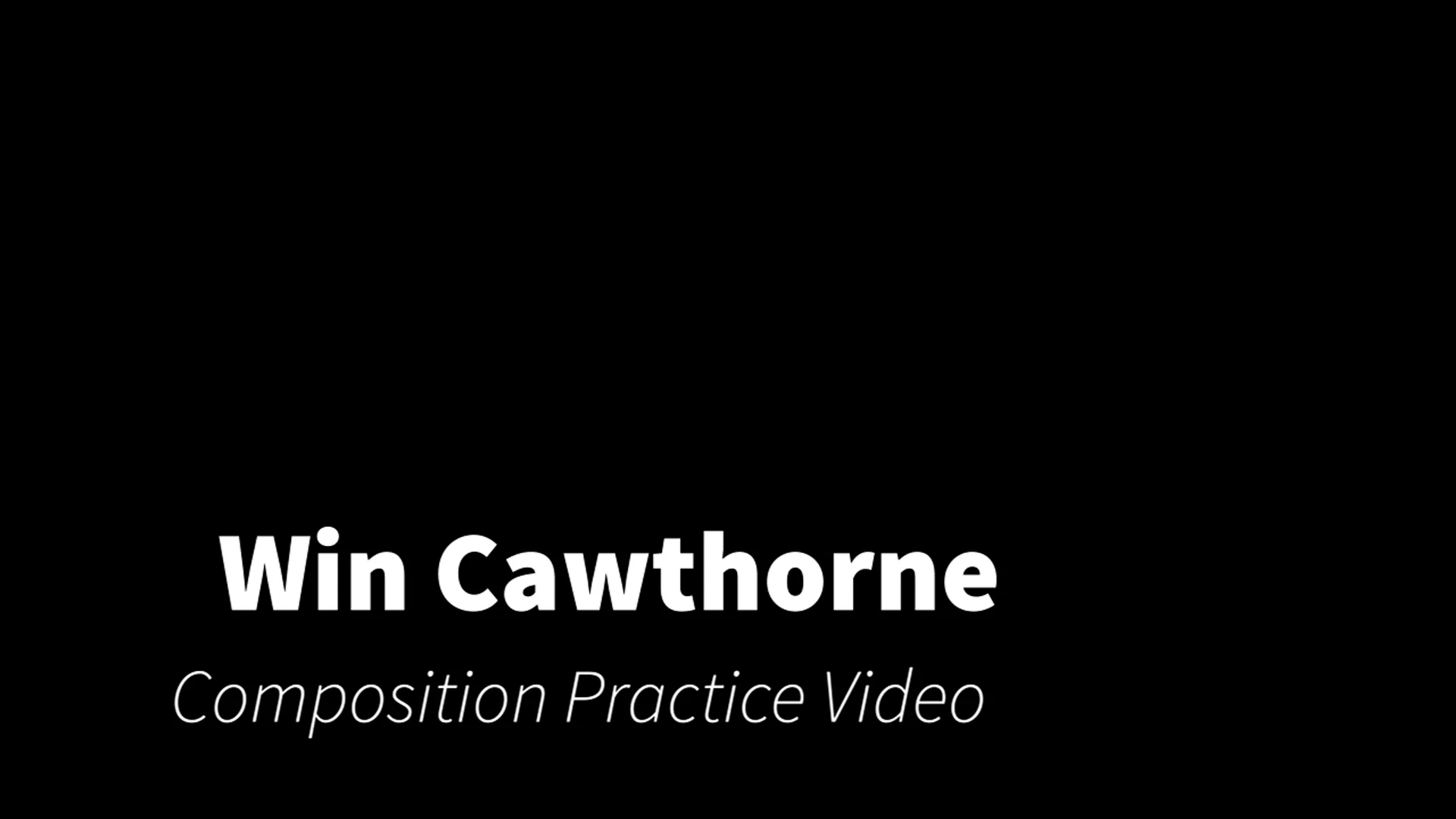 Shot Composition Practice on Vimeo