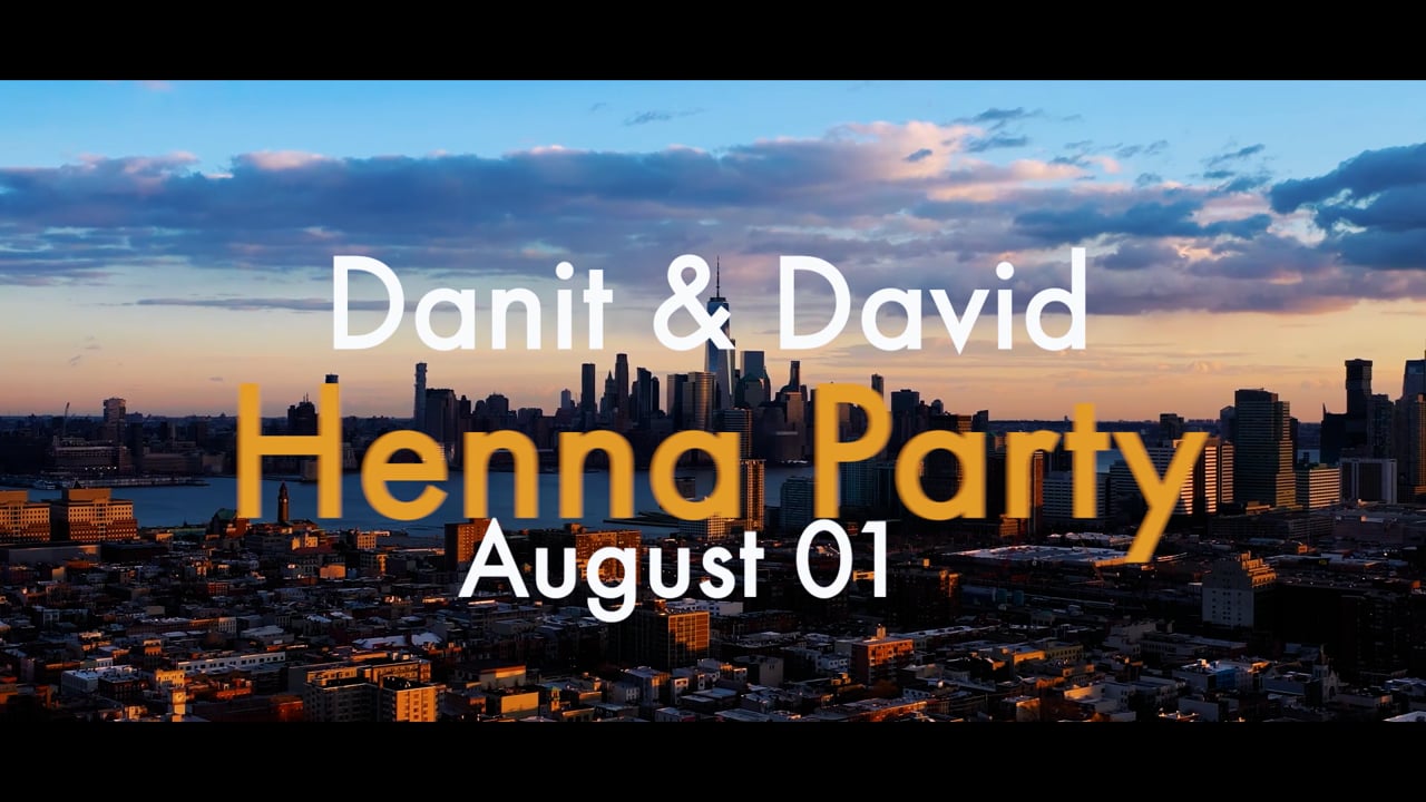 Danit & David's Henna Party Highlight