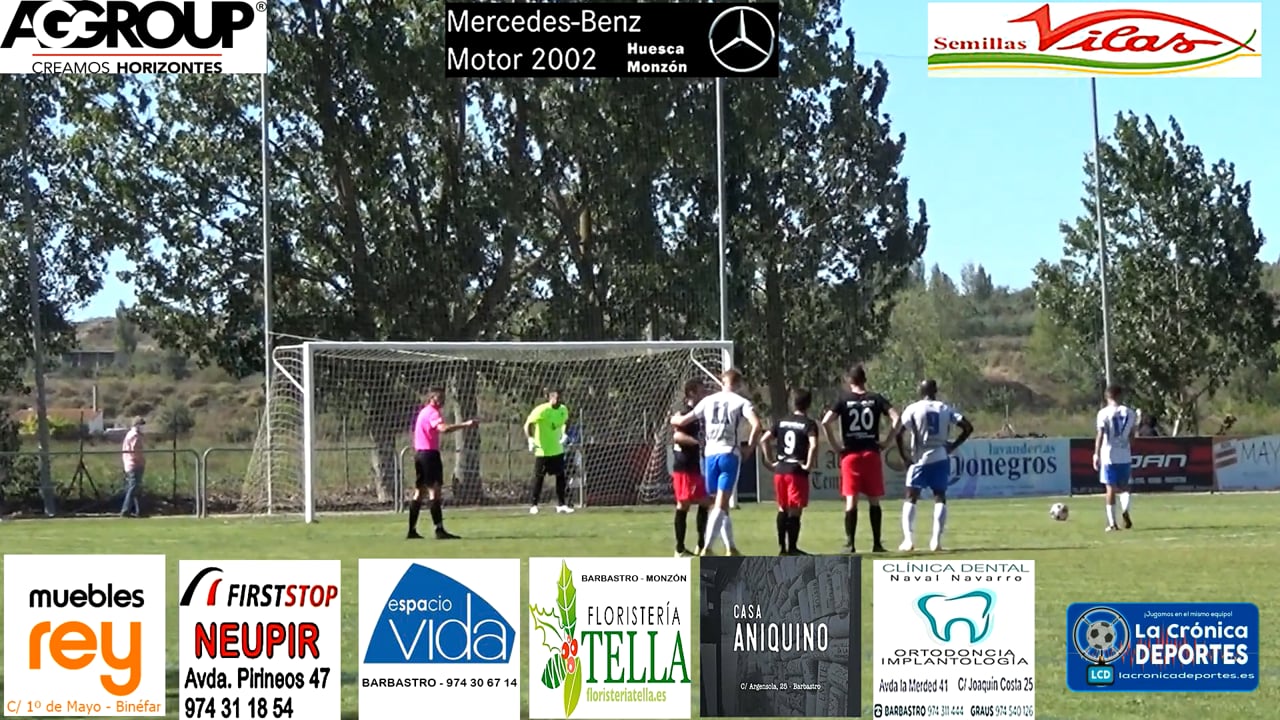 (RESUMEN y GOLES) CD Sariñena 4-0 P. FERRANCA / J 2 / Preferente - G 1