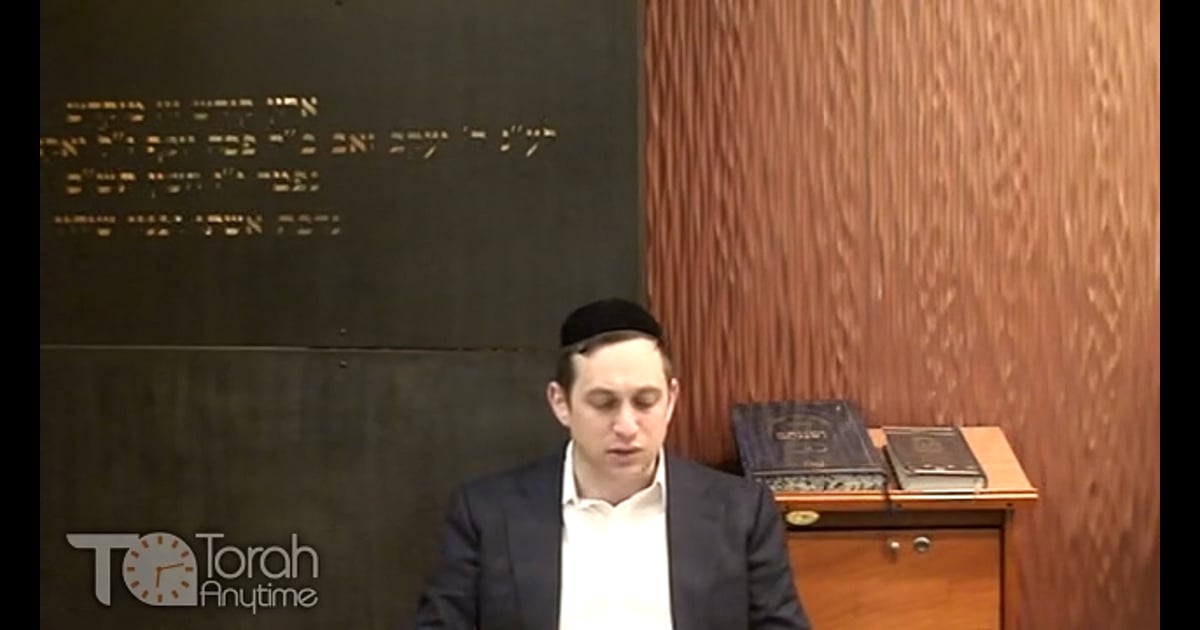 R' Yechezkel Hartman Parsha B'Iyun Zachor Women in Parshat Zachor