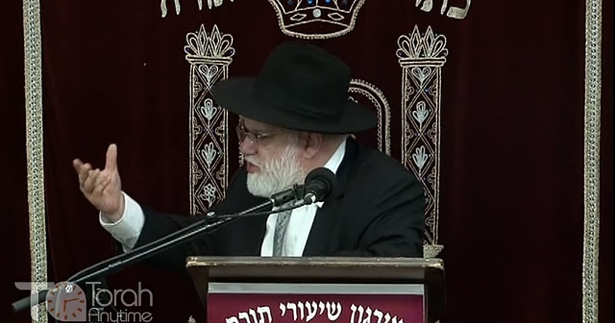 Irgun Shiurai Torah | Rabbi Moshe Weinberger - Simchat Hachaim