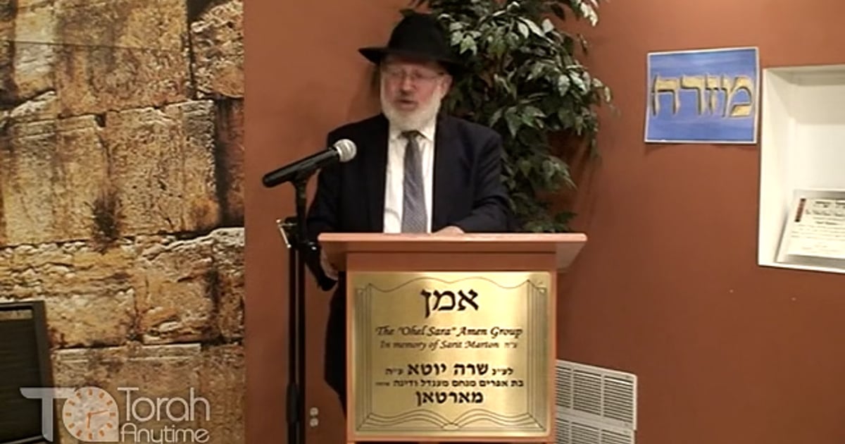 R' Yonah Weinrib | Aseret Yemei Teshuva Series: The Transition Between ...