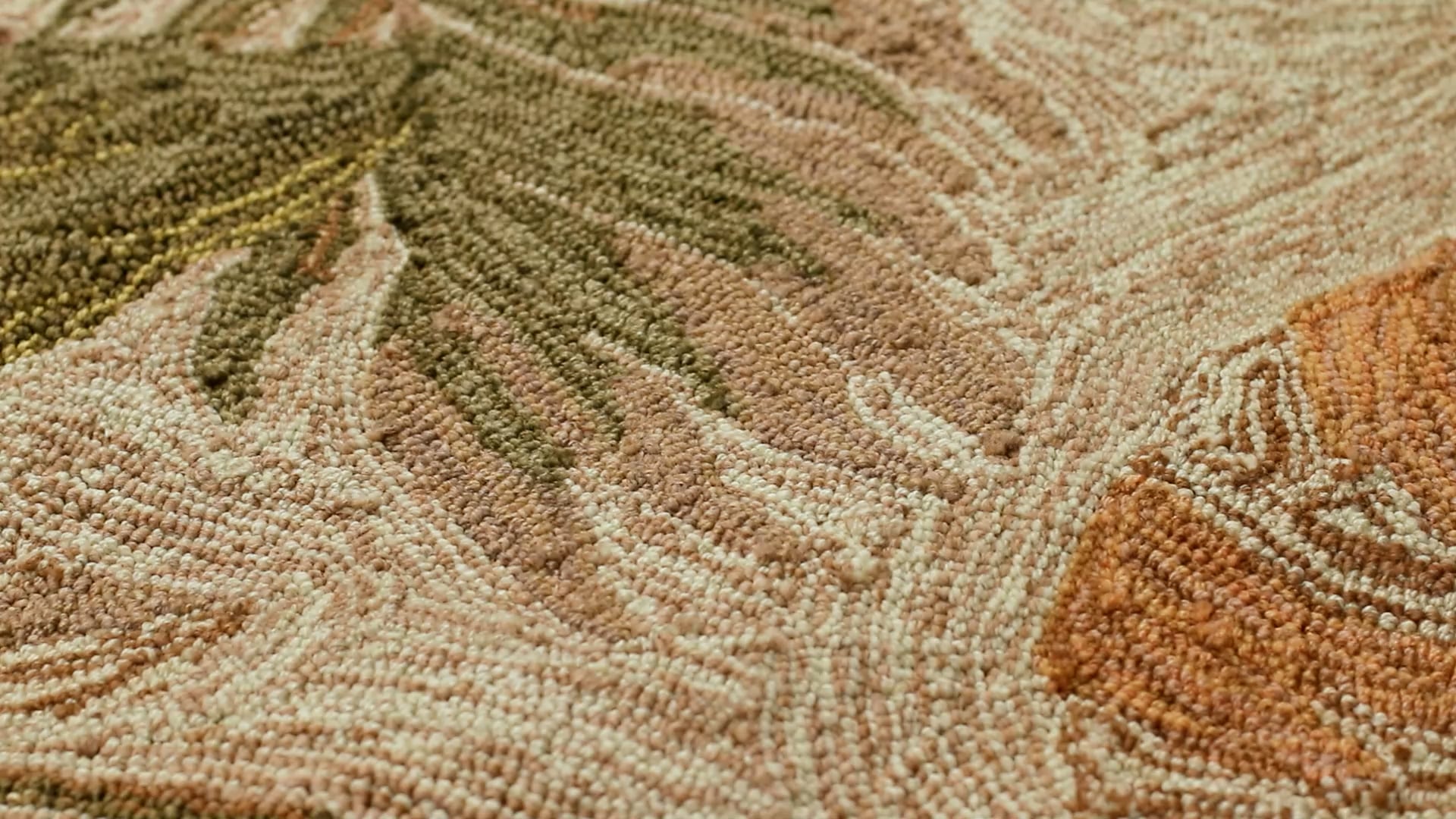 Ravella Tropical Leaf Indoor/Outdoor Rug Neutral, 7'6
