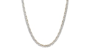 5.00 ct. t.w. Diamond Tennis Necklace in 18kt Gold Over Sterling