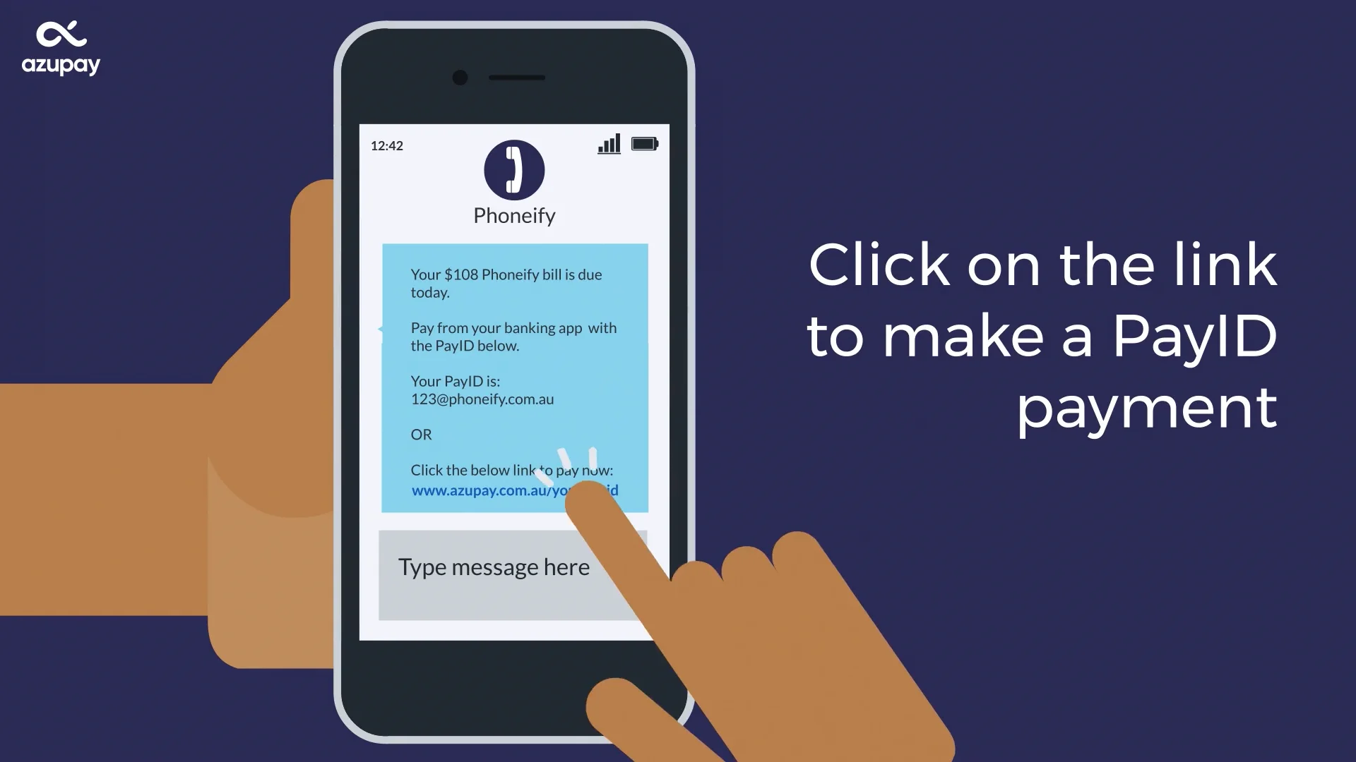 PayID: Making a payment from a SMS on Vimeo