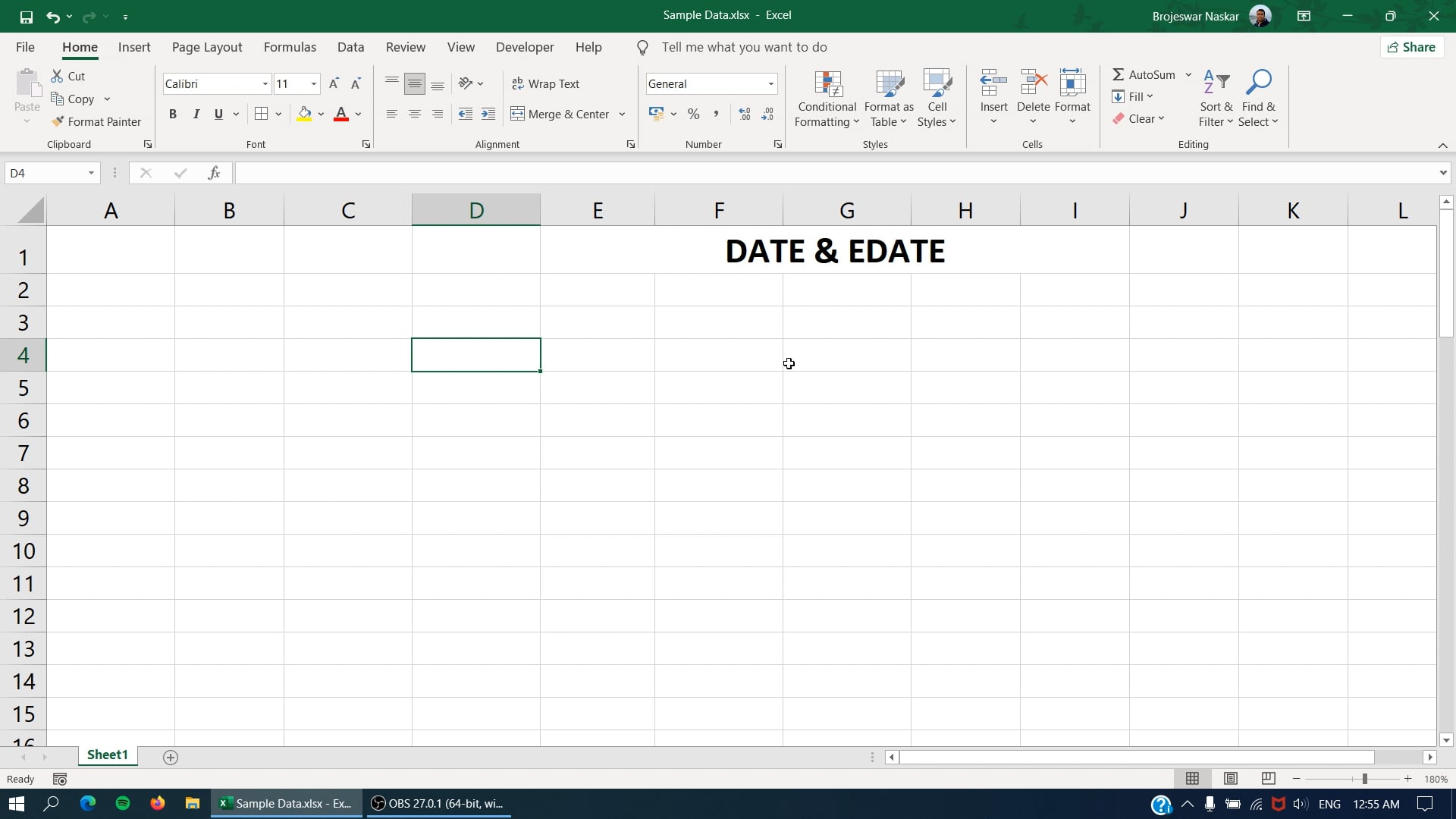 Date And Time Functions In Excel In Hindi Yuno Learning 6746