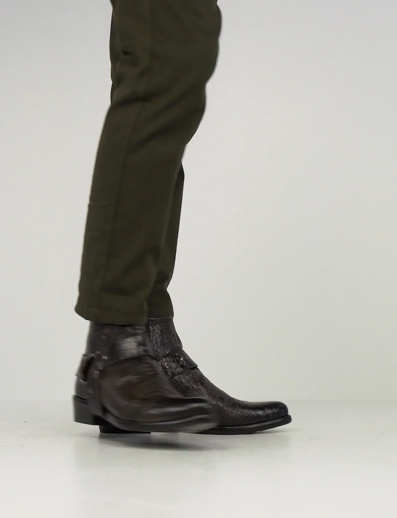 SCOTCH & SODA Pantaloni Corti Uomo W30 Chino Foglia Stampa Borgogna