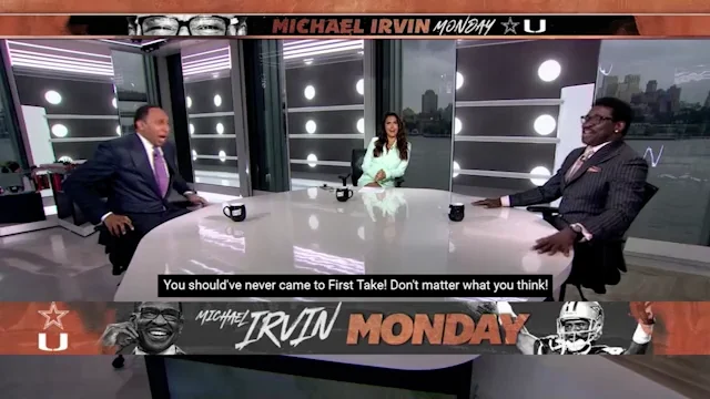 ESPN's Stephen A. Smith wants Michael Irvin back on First Take