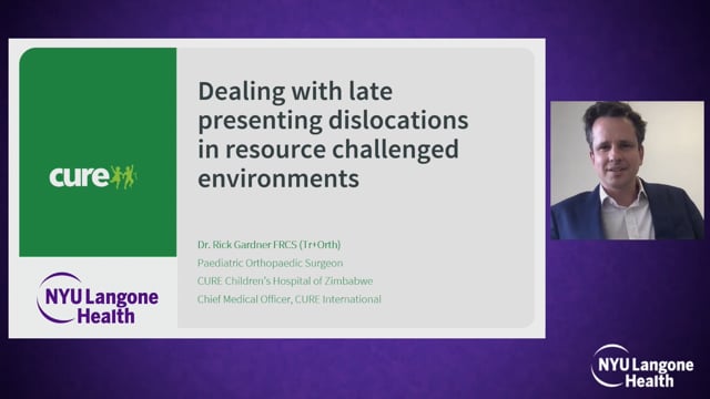 Late Detected Dislocations in Resource Challenged Environments – Hip Dysplasia Symposium