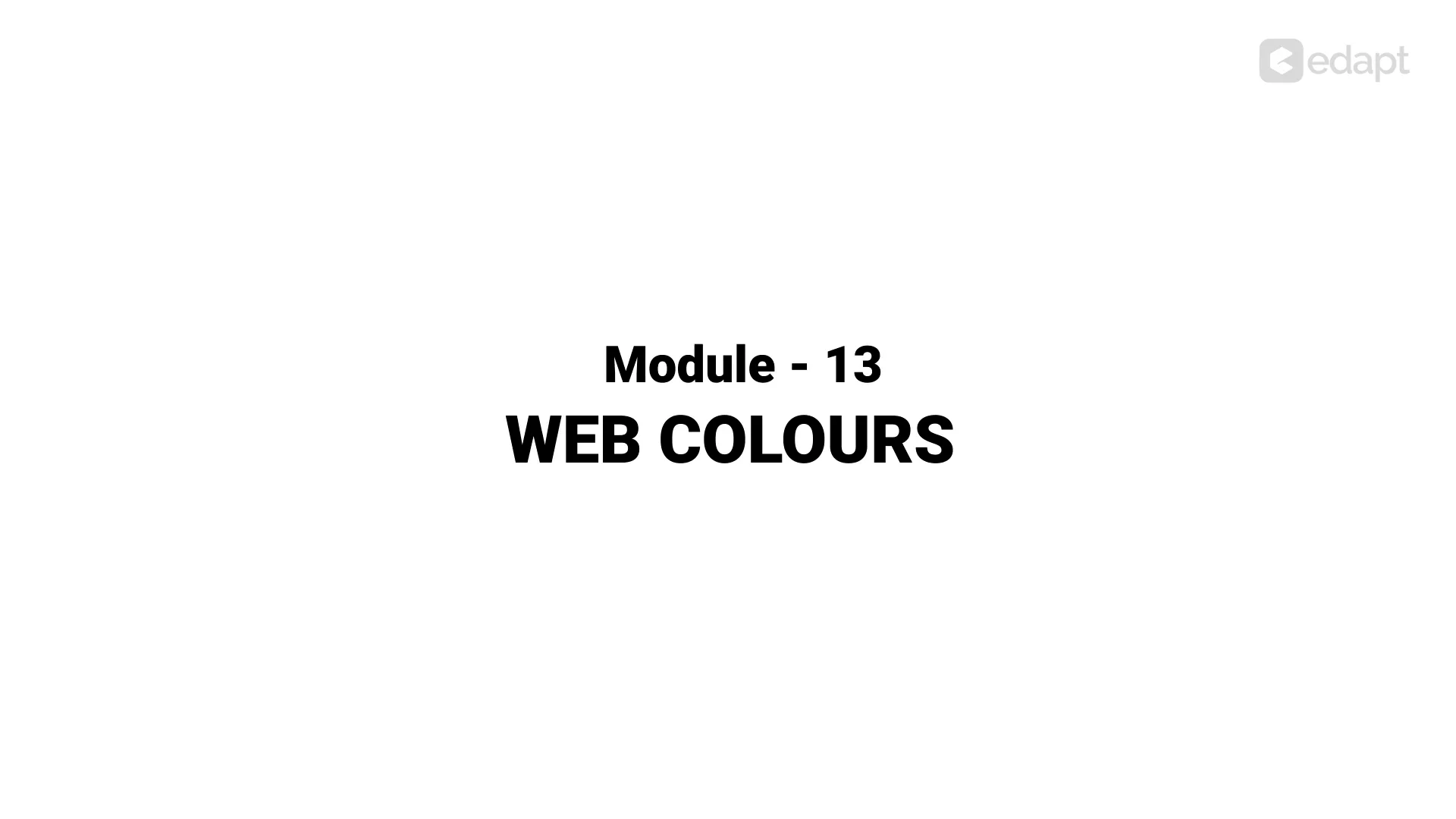 module 13 on Vimeo