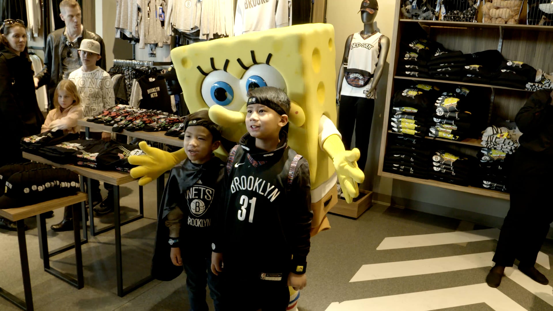 Nickelodeon - SpongeBob x NBA Nets Game Day - Event Sizzle.mp4