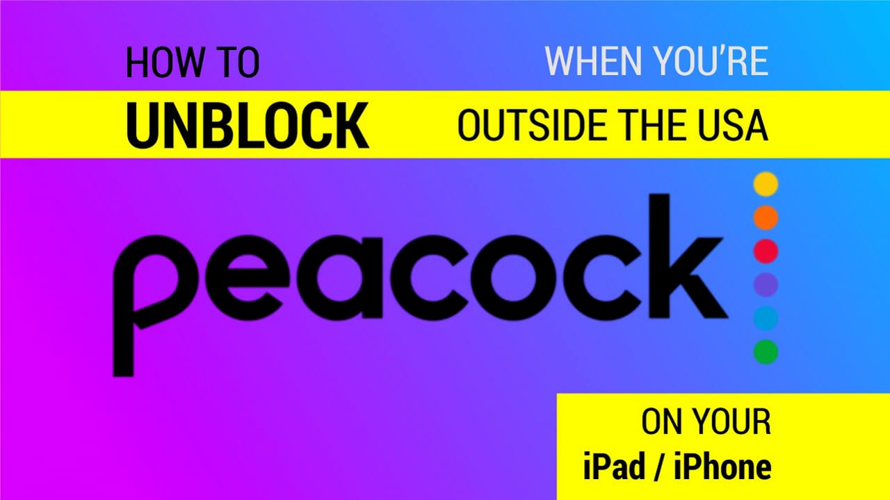 Peacock setup walkthrough on iPhone and iPad