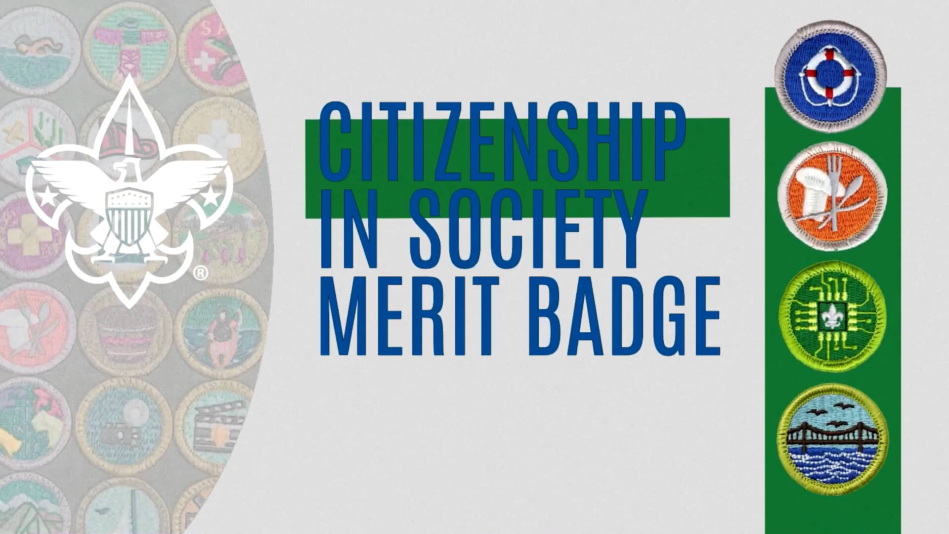 Citizenship in Society Merit Badge for General Audiences on Vimeo