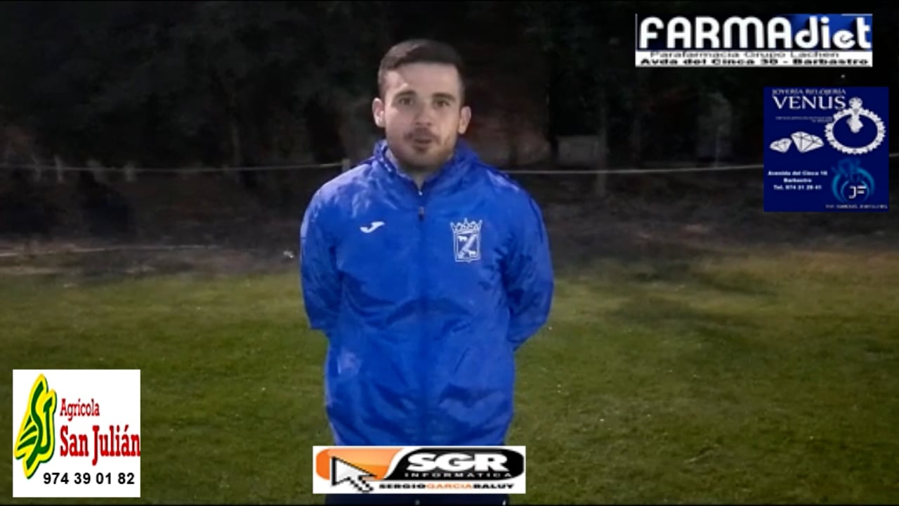 IMANOL SANZ (Entrenador Gurrea) San José 2-0 Gurrea / J 2 / Preferente - G 2