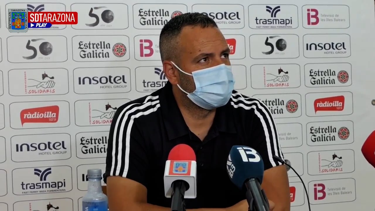 DAVID NAVARRO (Entrenador Tarazona) SD Formentera 1-1 SD Tarazona / J 3 / 2ª RFEF - Grupo 3 / Fuente Facebook SD Tarazona