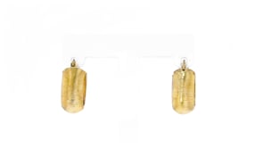 14kt Yellow Gold Huggie Hoop Earrings