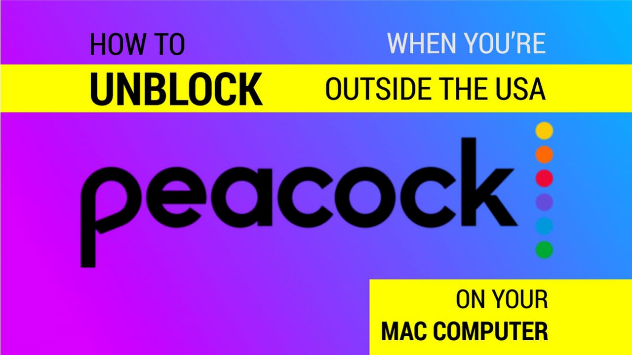 Peacock setup walkthrough on Mac