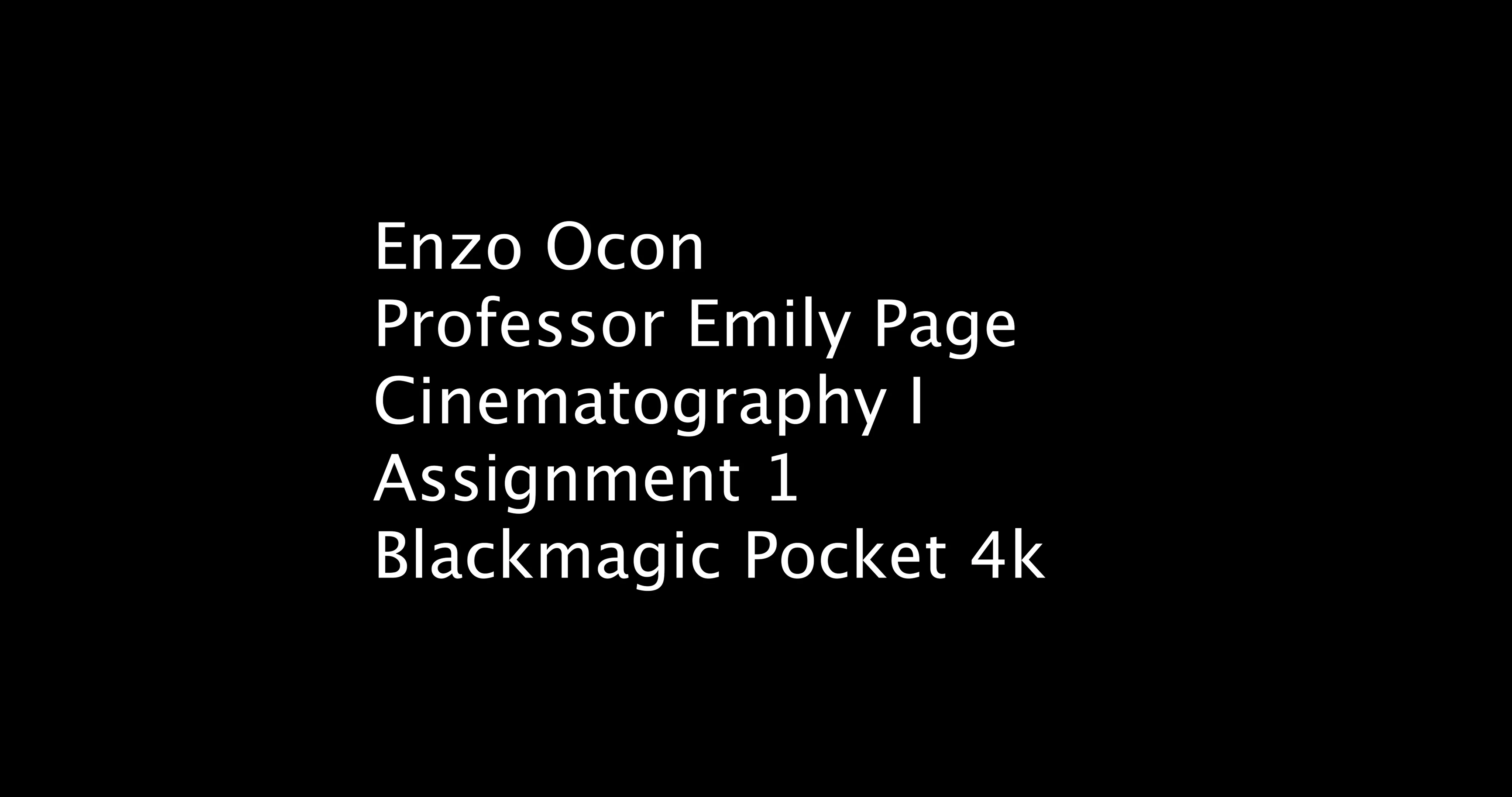 Assignment 1.mp4 on Vimeo