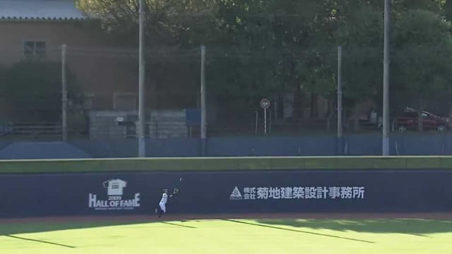 【ファーム】ファイターズ・谷口雄也 難しい打球に追いつくファインプレー!! 2021年9月22日 北海道日本ハムファイターズ 対 東京ヤクルトスワローズ(ファーム)
