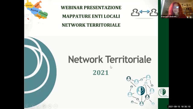 Network Territoriale: presentazione della Mappatura degli Enti Locali della Regione Lazio