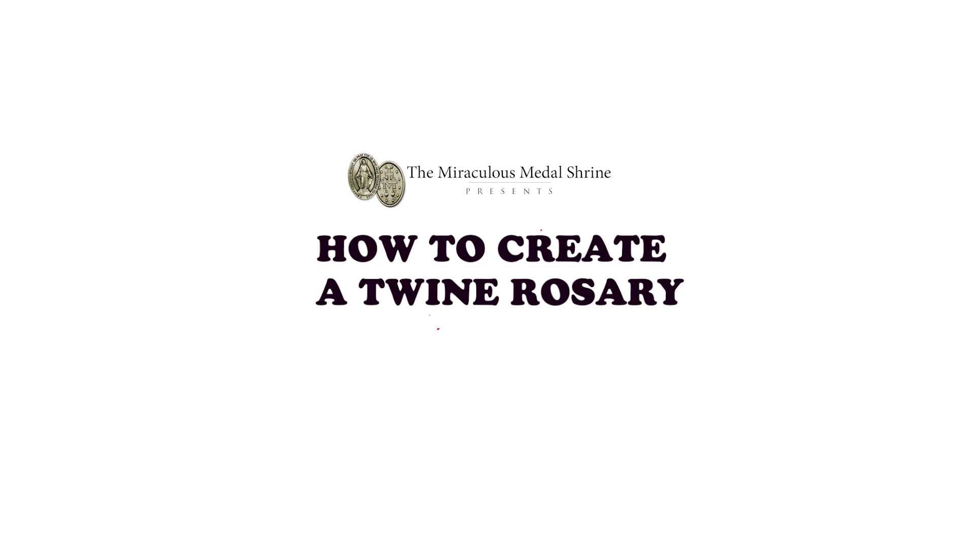 Beyond Sunday How to Make a Knotted Rosary (Tutorial) on Vimeo