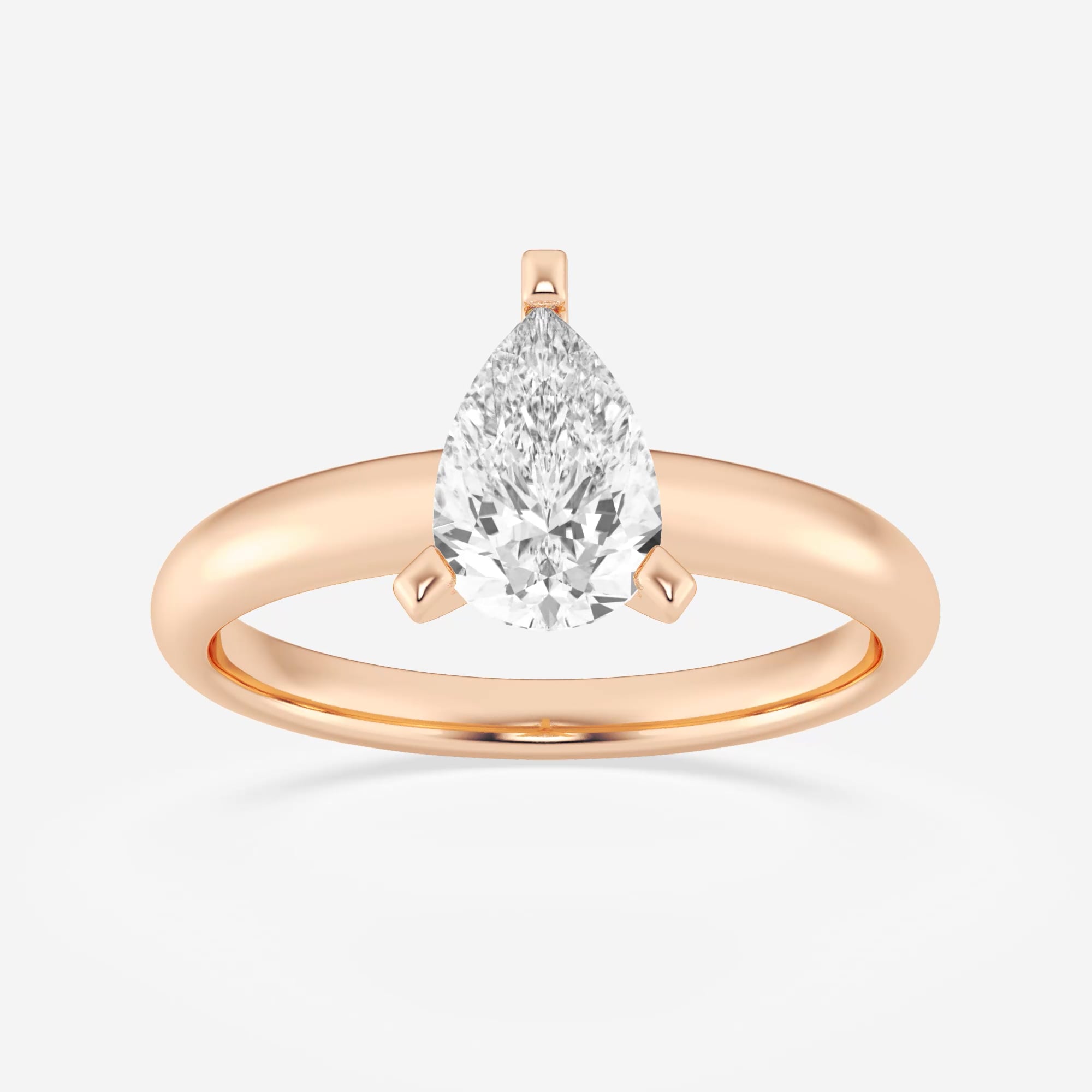 product video for 1 1/2 ctw Pear Lab Grown Diamond Classic Solitaire Engagement Ring