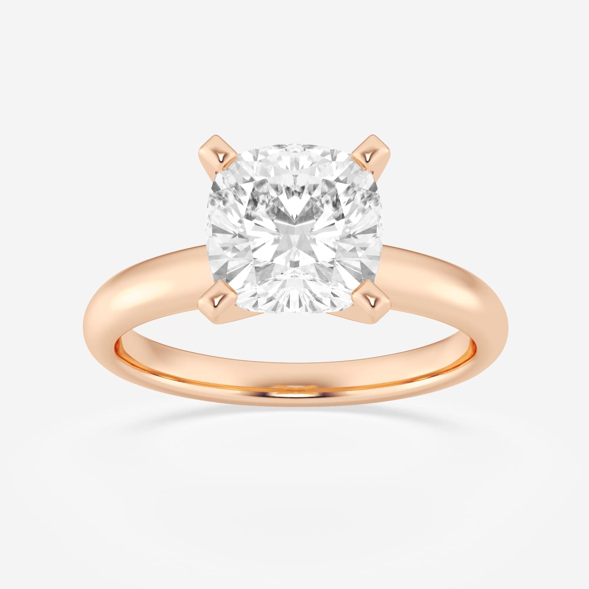 product video for 2 ctw Cushion Lab Grown Diamond Classic Solitaire Engagement Ring