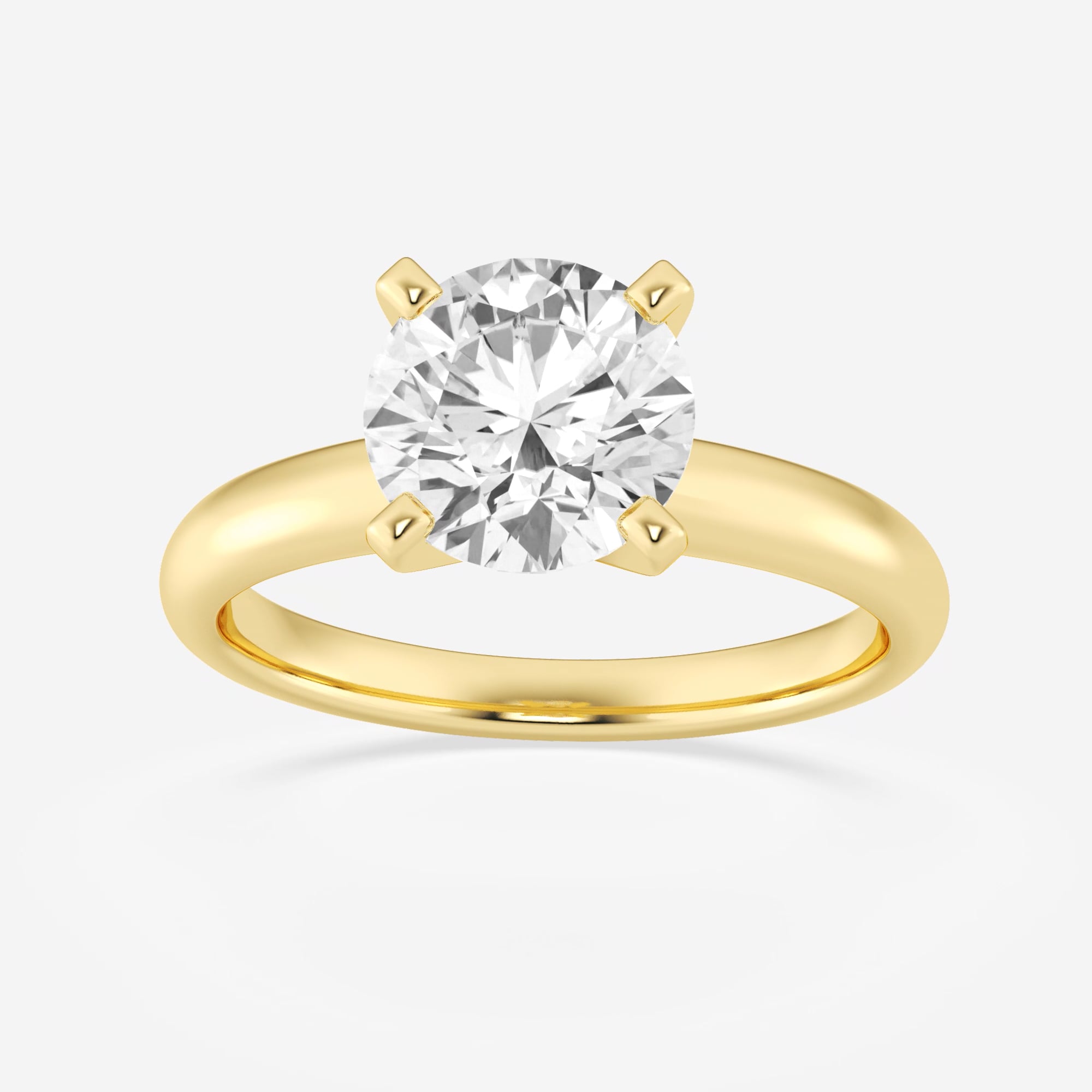 product video for 2 ctw Round Lab Grown Diamond Classic Solitaire Engagement Ring