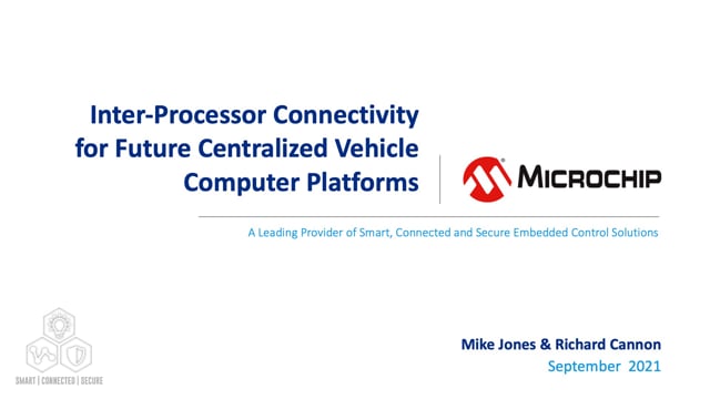 Inter-processor connectivity for future centralized vehicle computer platforms