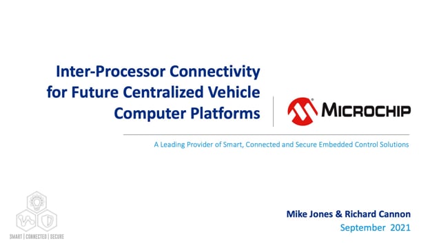 Inter-processor connectivity for future centralized vehicle computer platforms