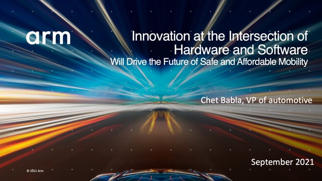 Innovation at the intersection of hardware and software will drive the future of safe and affordable mobility