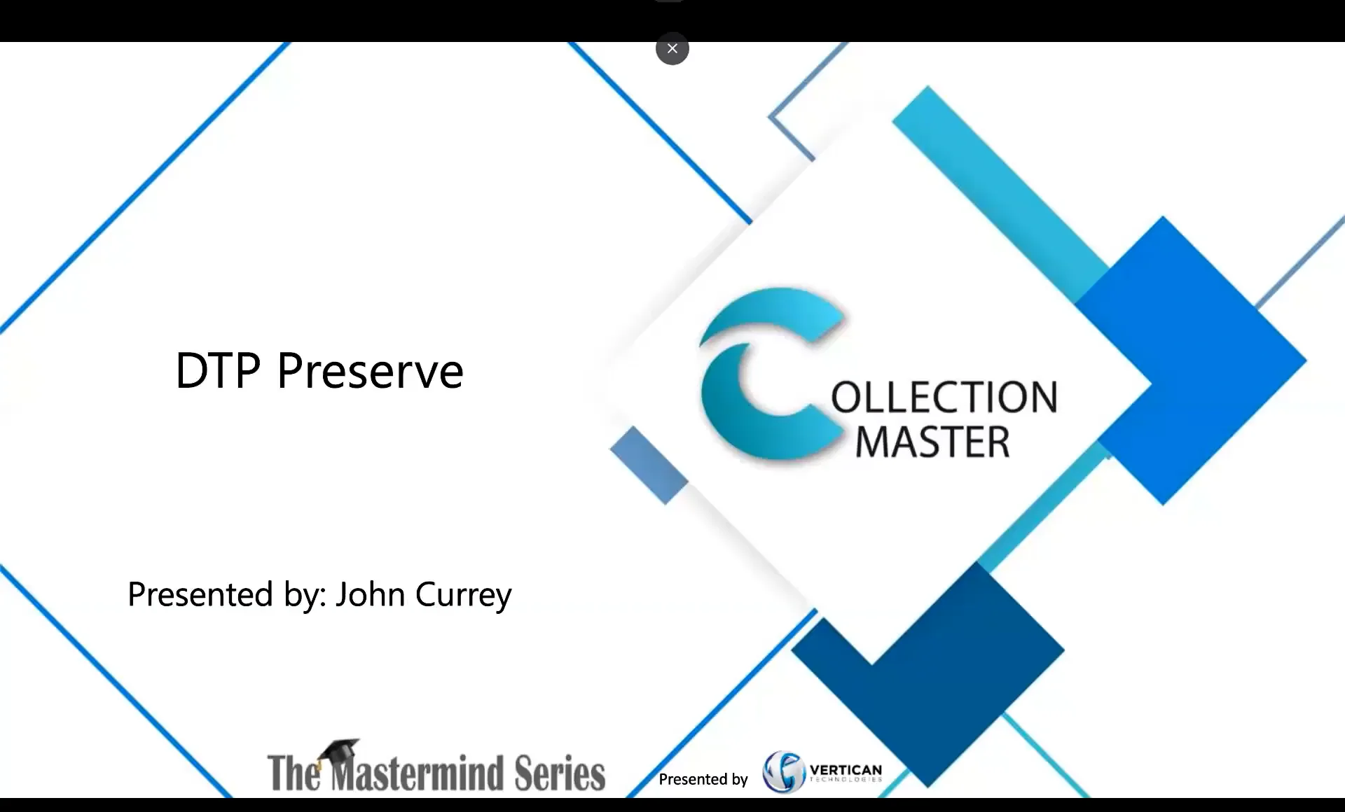 DTP Preserve Feature in Collection-Master | Mastermind