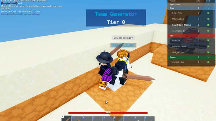 All Commands in Roblox BedWars 