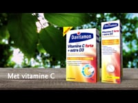 Davitamon Vitamine C + Extra D3 Bruistabletten Duoverpakking 2x15TB 0