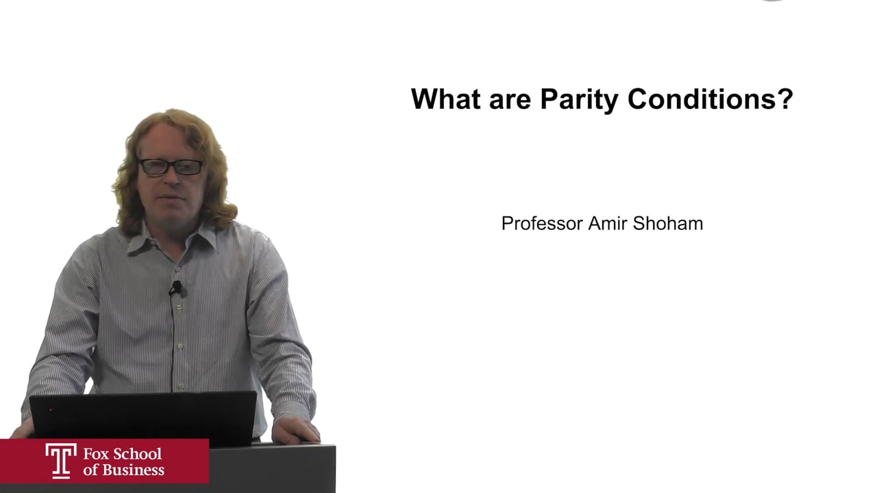 What are Parity Conditions